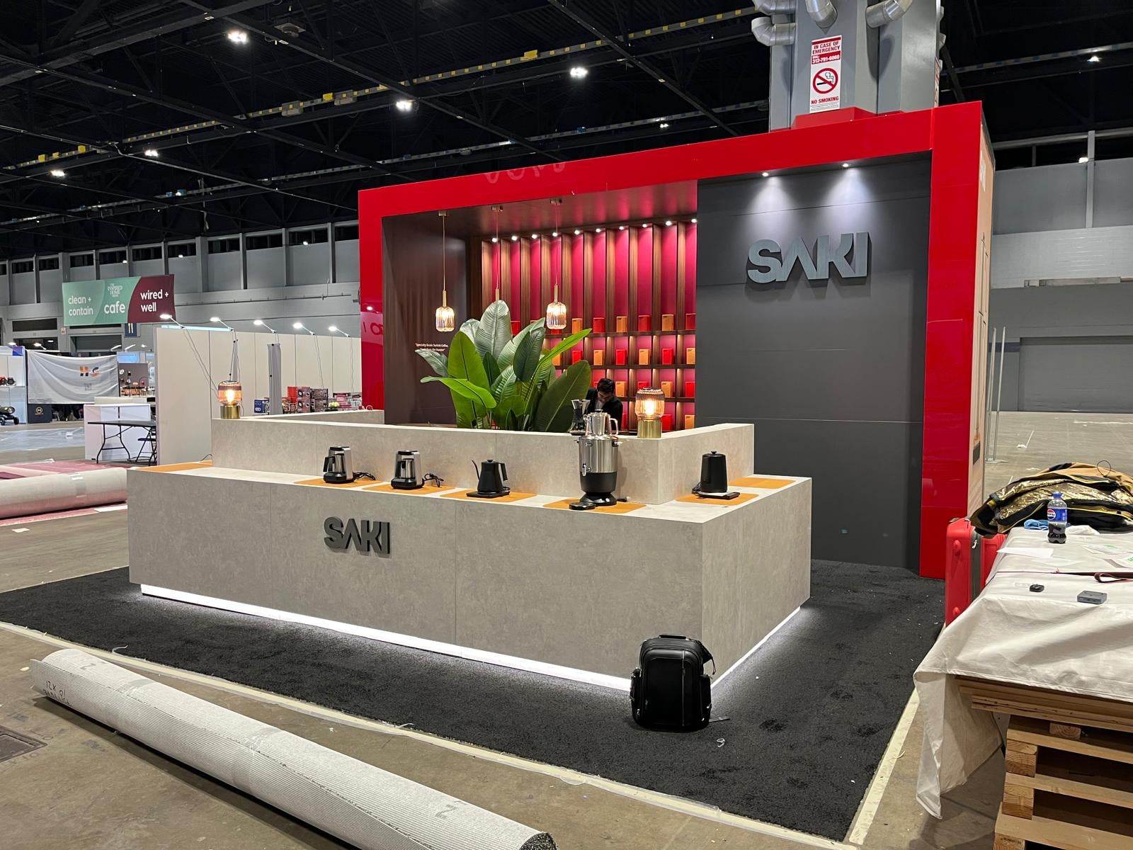 SAKI Coffee Equipment — 20×30 Custom Island 2